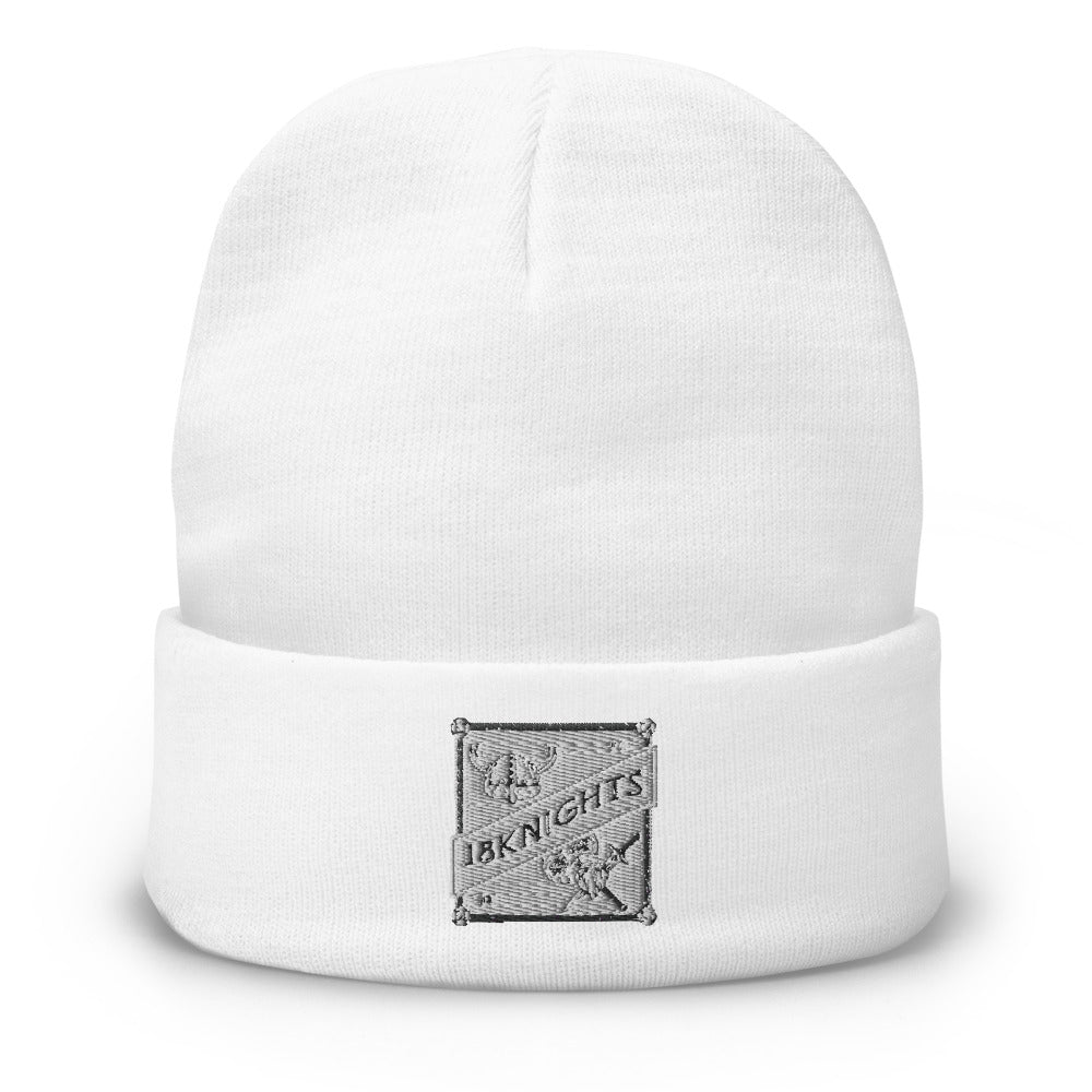 Logo on a beanie
