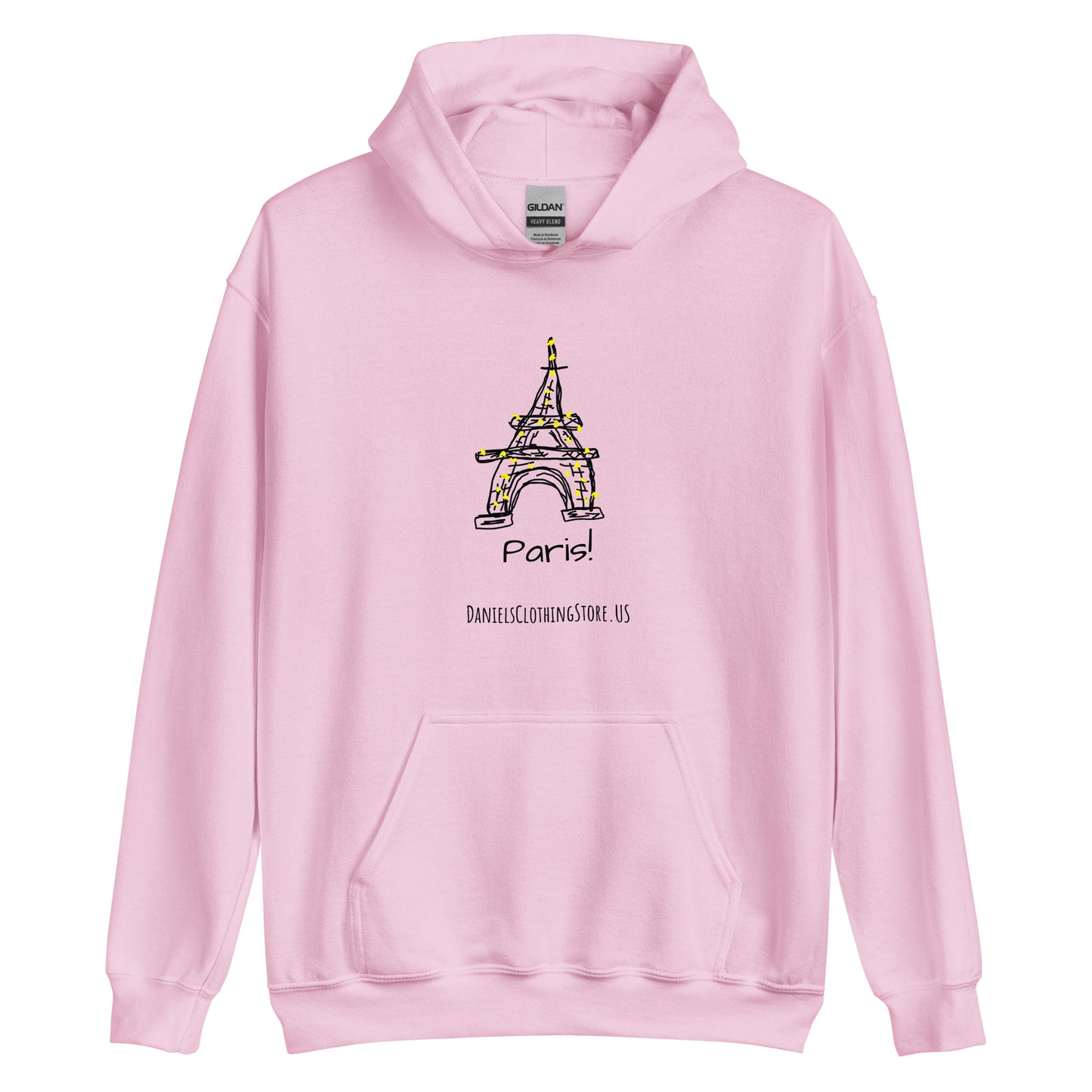 Paris Hoodie (WHT,BLU,PNK)