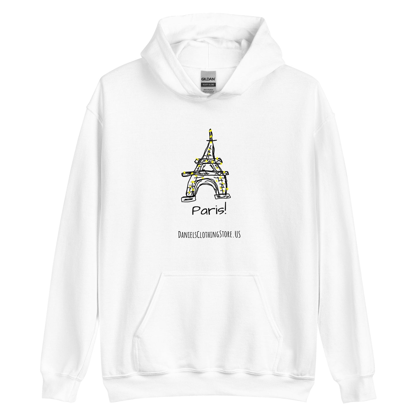 Paris Hoodie (WHT,BLU,PNK)