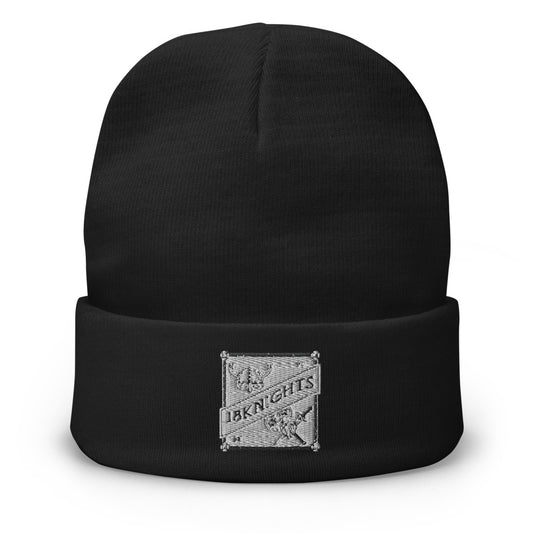Logo on a beanie