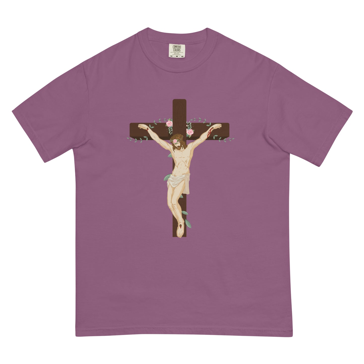 Men’s garment-dyed heavyweight t-shirt (767 - Jesus Christ Graphic)