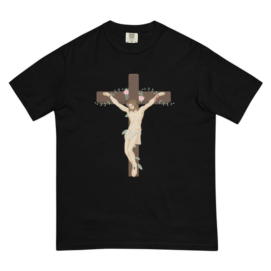 Men’s garment-dyed heavyweight t-shirt (767 - Jesus Christ Graphic)