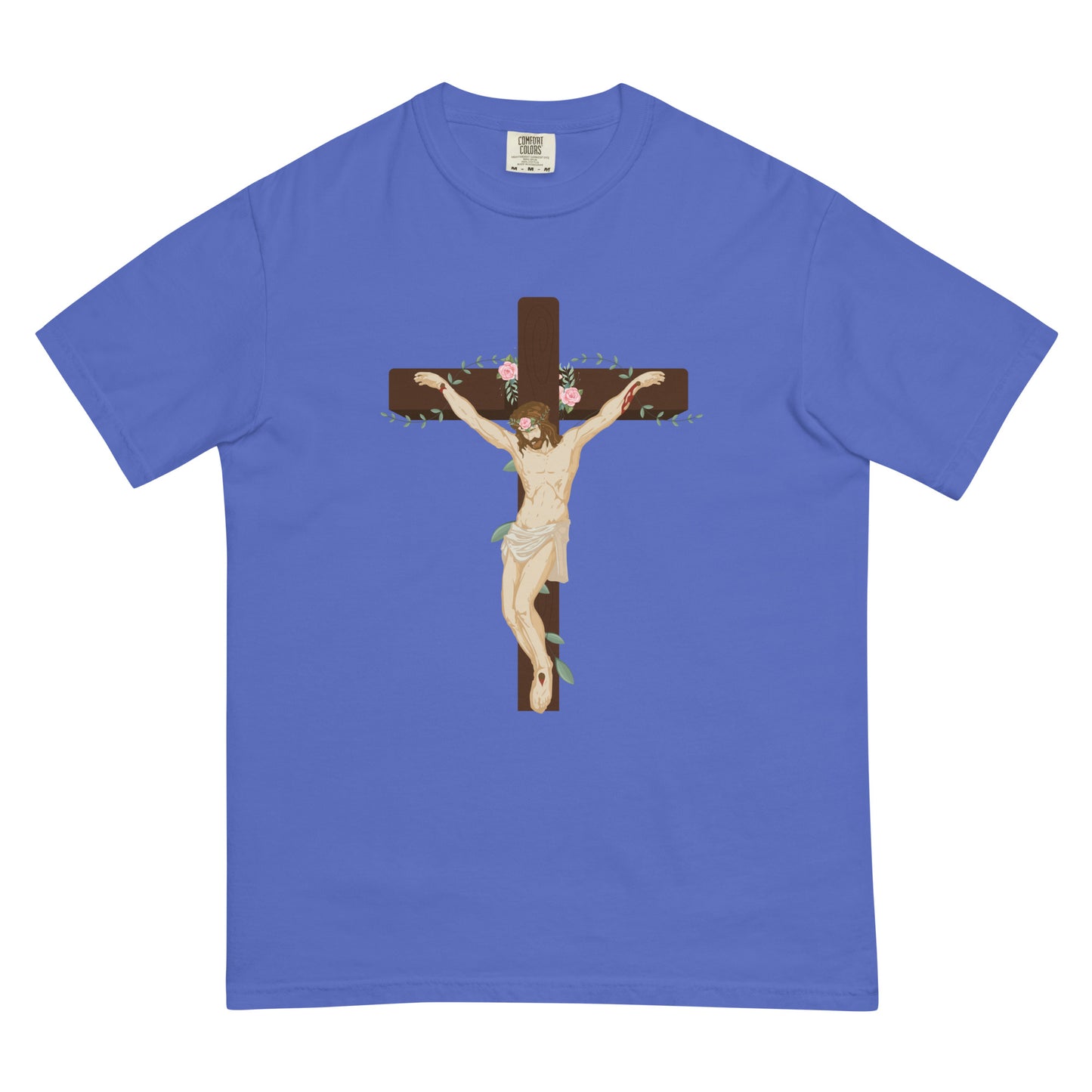 Men’s garment-dyed heavyweight t-shirt (767 - Jesus Christ Graphic)