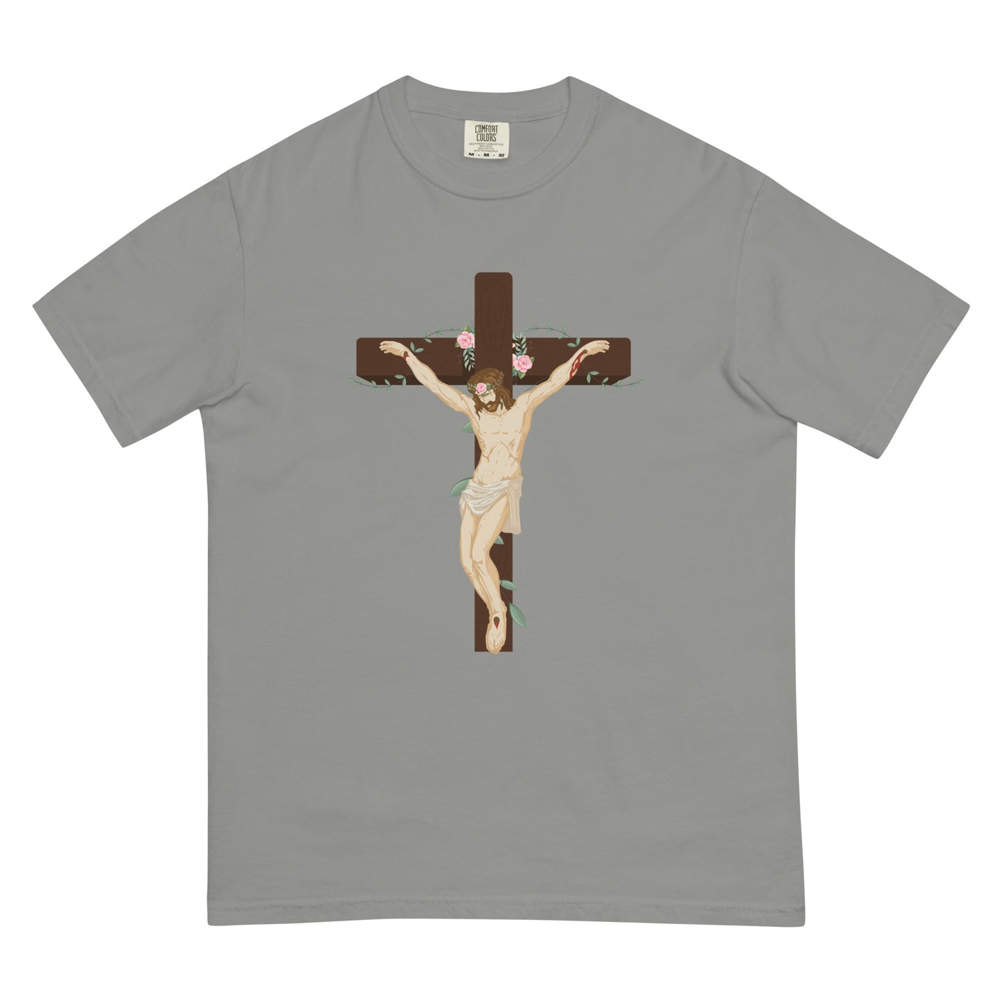 Men’s garment-dyed heavyweight t-shirt (767 - Jesus Christ Graphic)