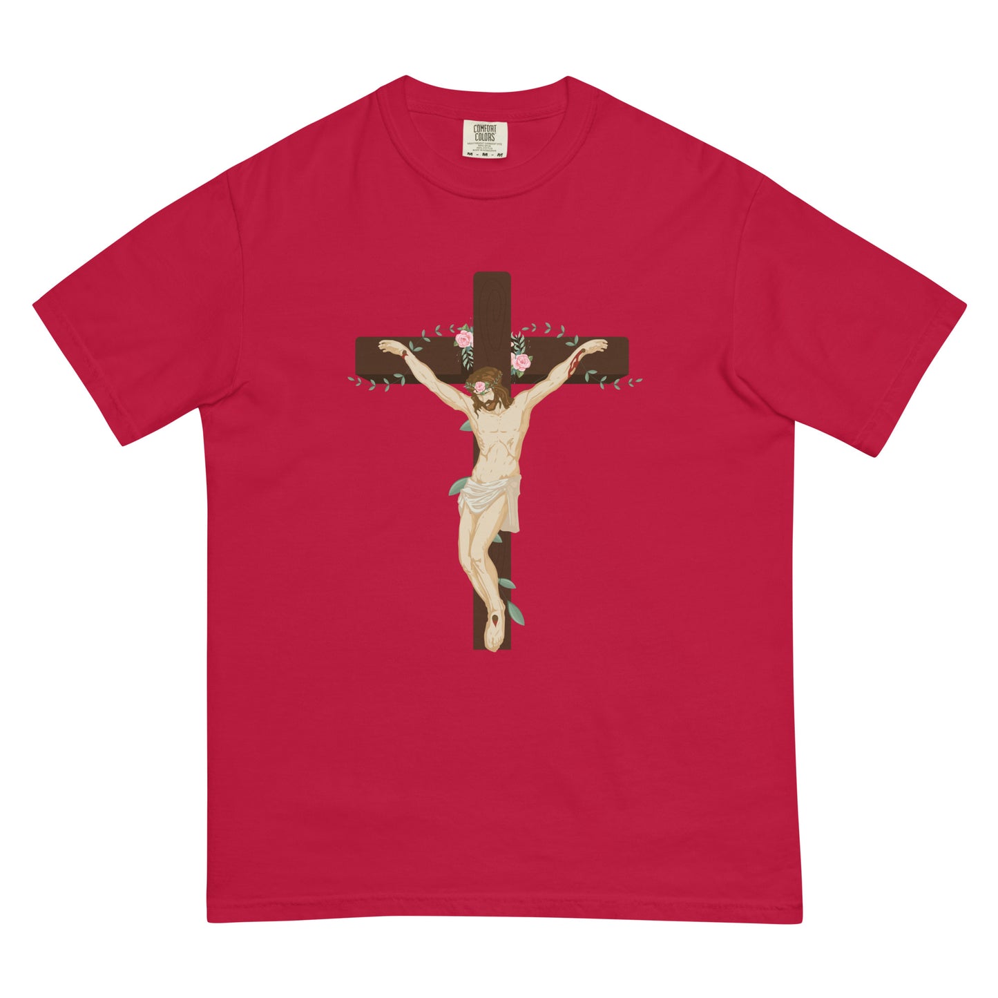 Men’s garment-dyed heavyweight t-shirt (767 - Jesus Christ Graphic)