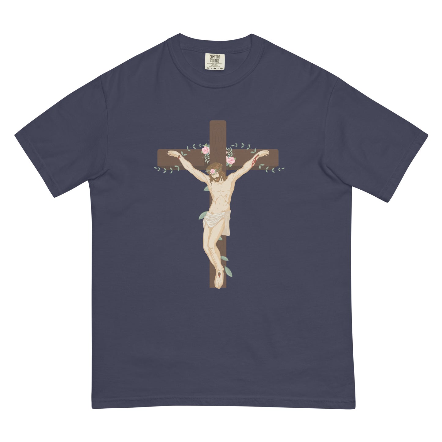 Men’s garment-dyed heavyweight t-shirt (767 - Jesus Christ Graphic)