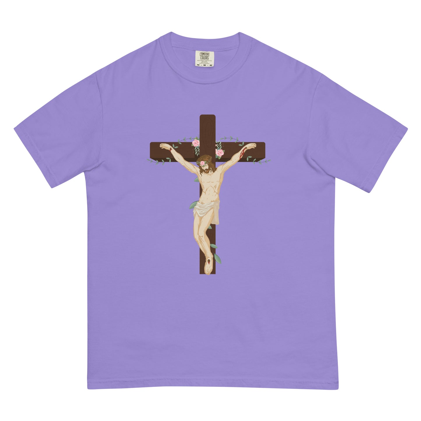 Men’s garment-dyed heavyweight t-shirt (767 - Jesus Christ Graphic)