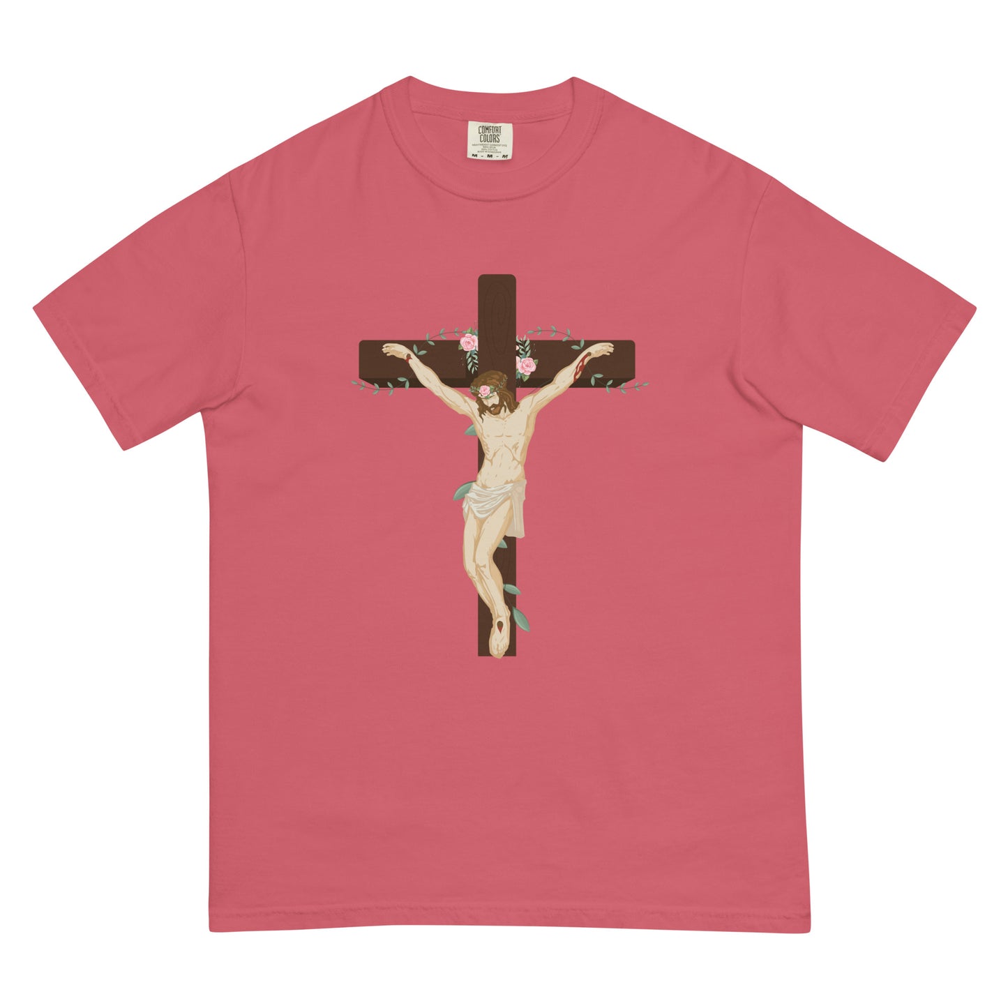 Men’s garment-dyed heavyweight t-shirt (767 - Jesus Christ Graphic)
