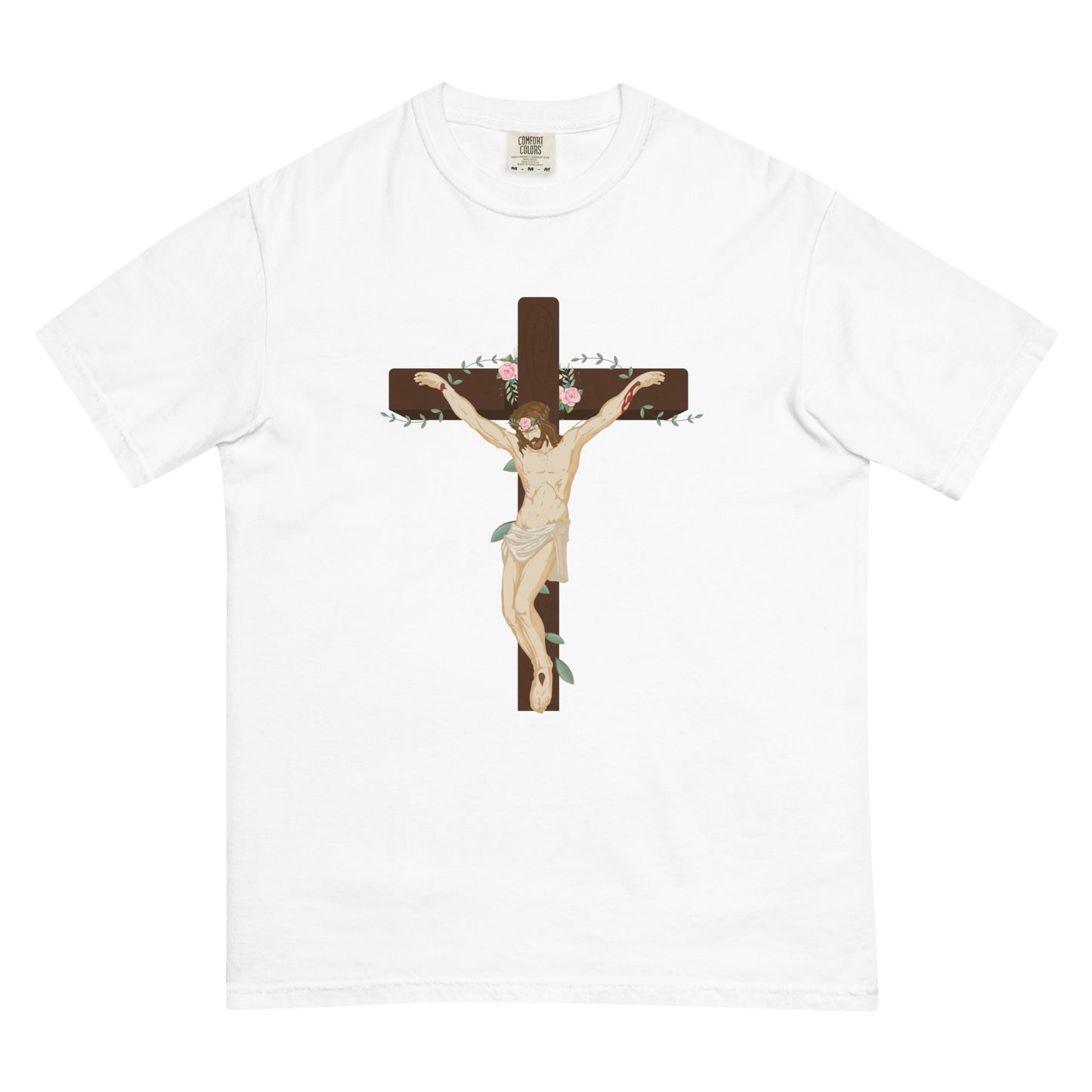 Men’s garment-dyed heavyweight t-shirt (767 - Jesus Christ Graphic)