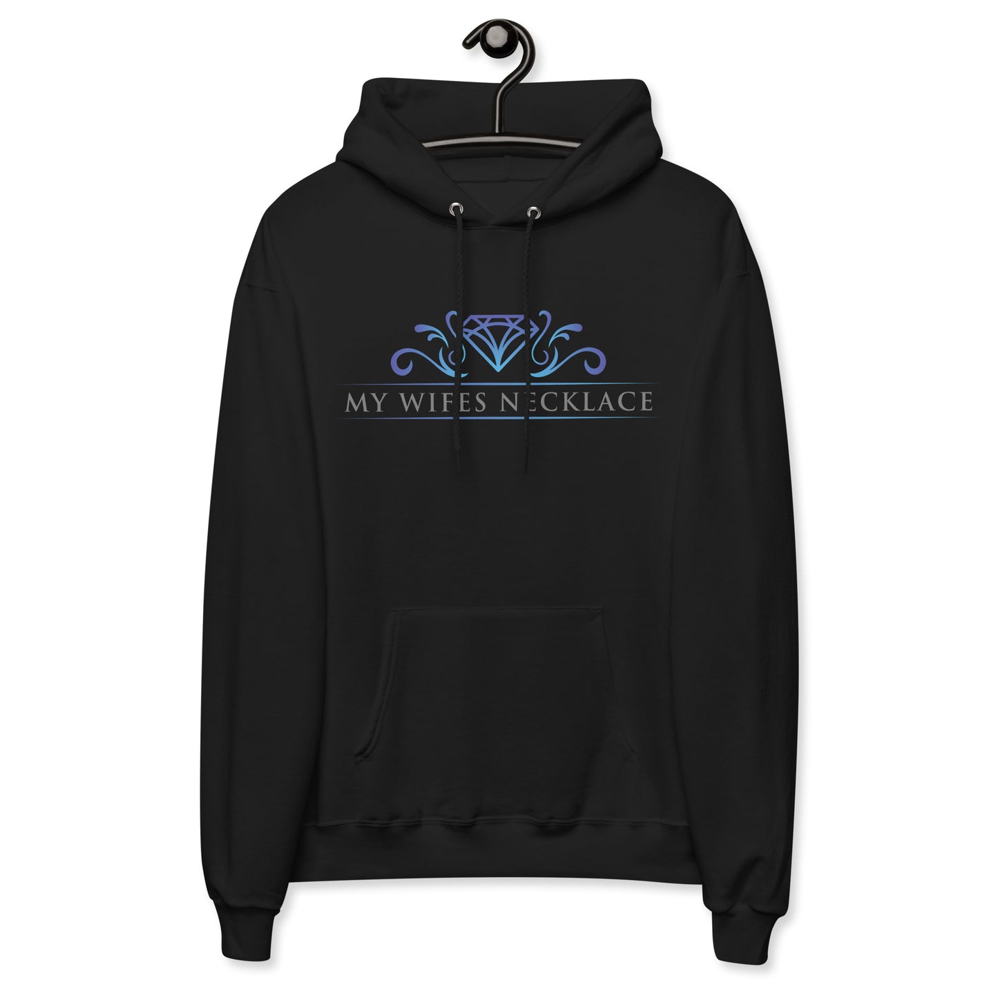 Unisex fleece hoodie (My Wifes Necklace)