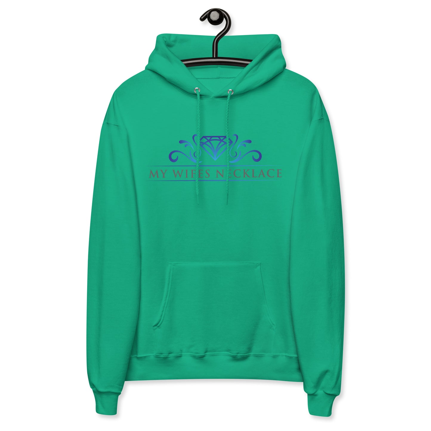 Unisex fleece hoodie (My Wifes Necklace)