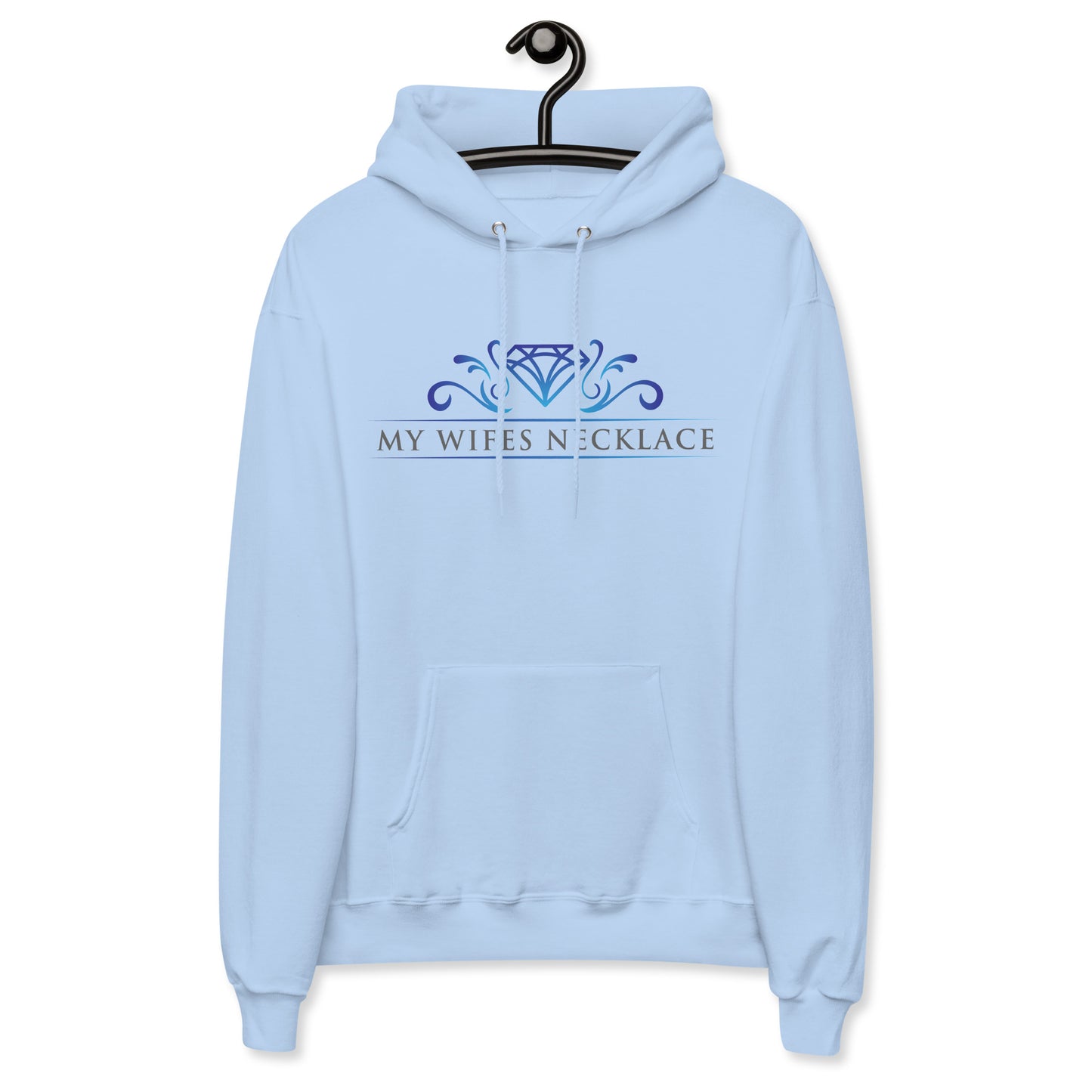 Unisex fleece hoodie (My Wifes Necklace)