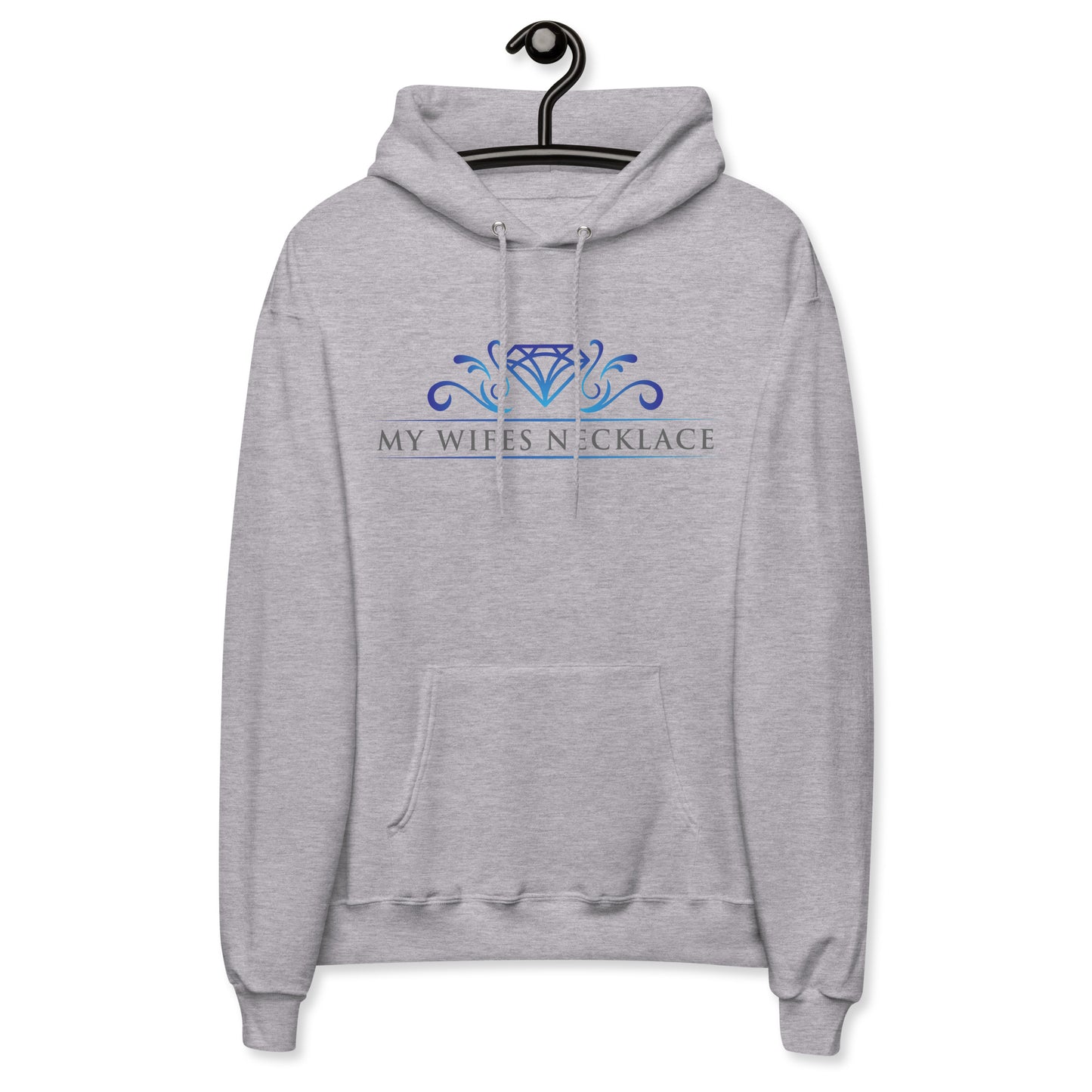 Unisex fleece hoodie (My Wifes Necklace)