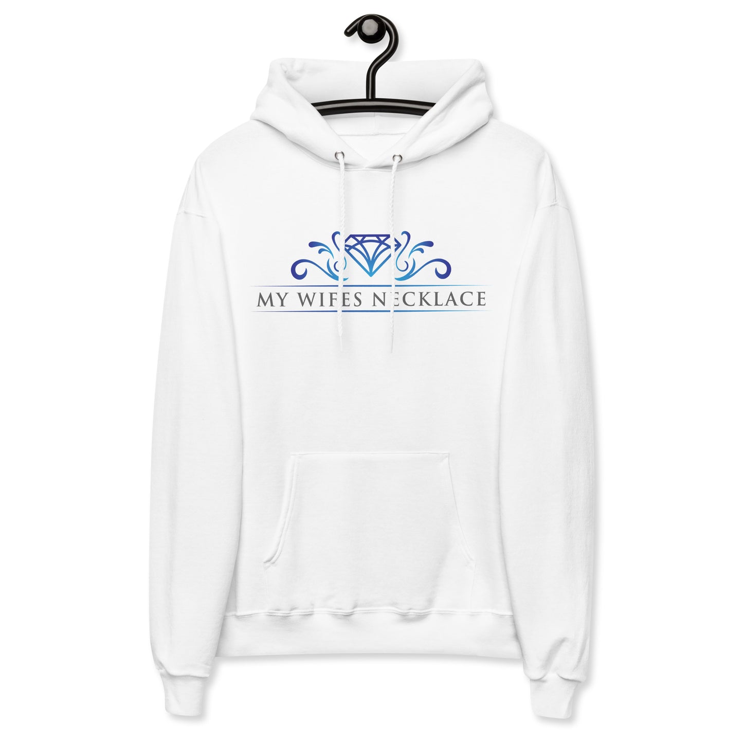 Unisex fleece hoodie (My Wifes Necklace)